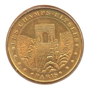 Mini médaille monnaie de paris 2007 - les champs-elysées